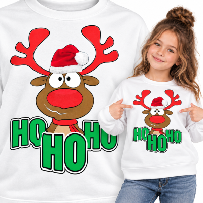 BLUZA ŚWIĄTECZNA HO HO HO